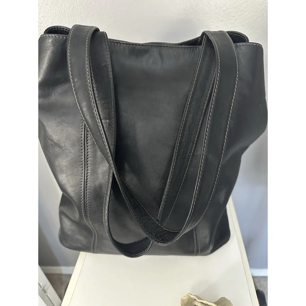 RARE Coach Vintage Italy XL Hobo Bucket Bag Matte Leather Tote Shoulder Bag 3188